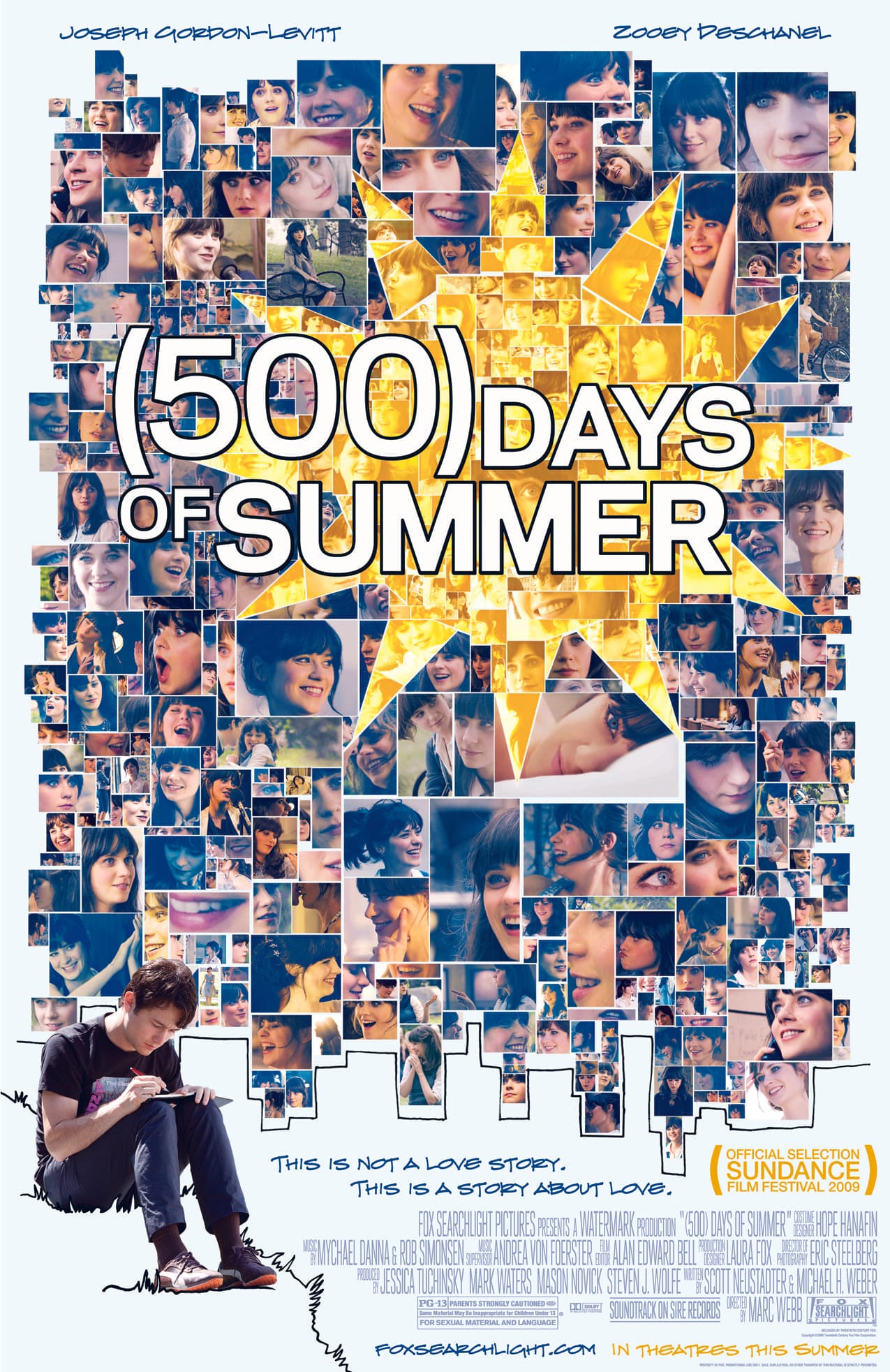 《戀夏500日》海報